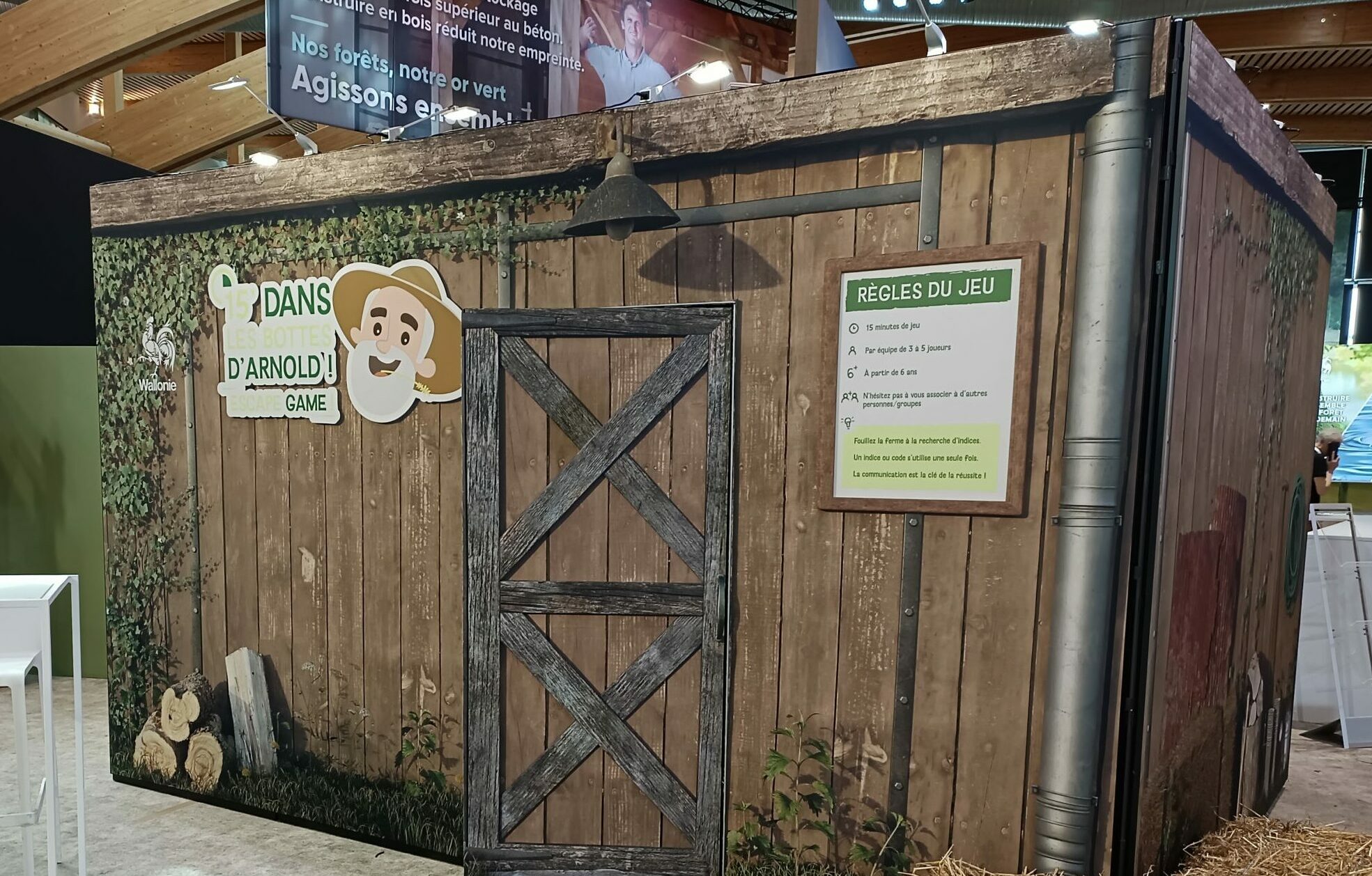 Foire de Libramont : Un Escape game centré sur les agriculteurs pour le SPW Arne