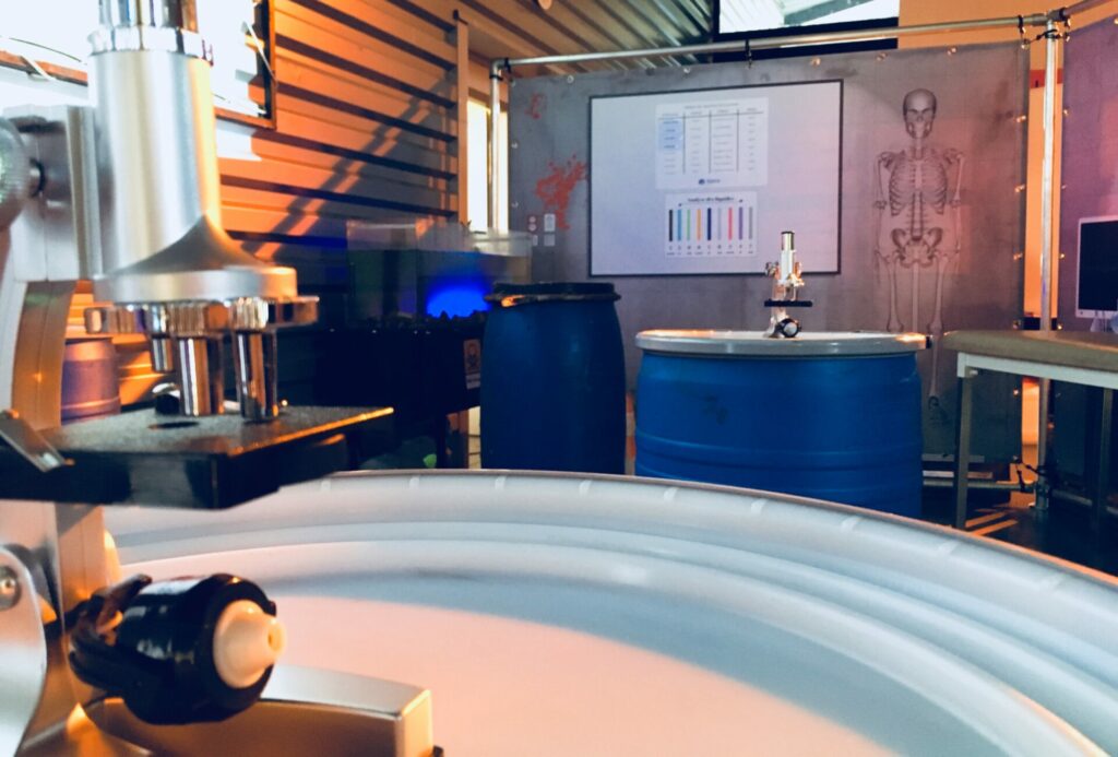 Escape game géant laboratoire clandestin