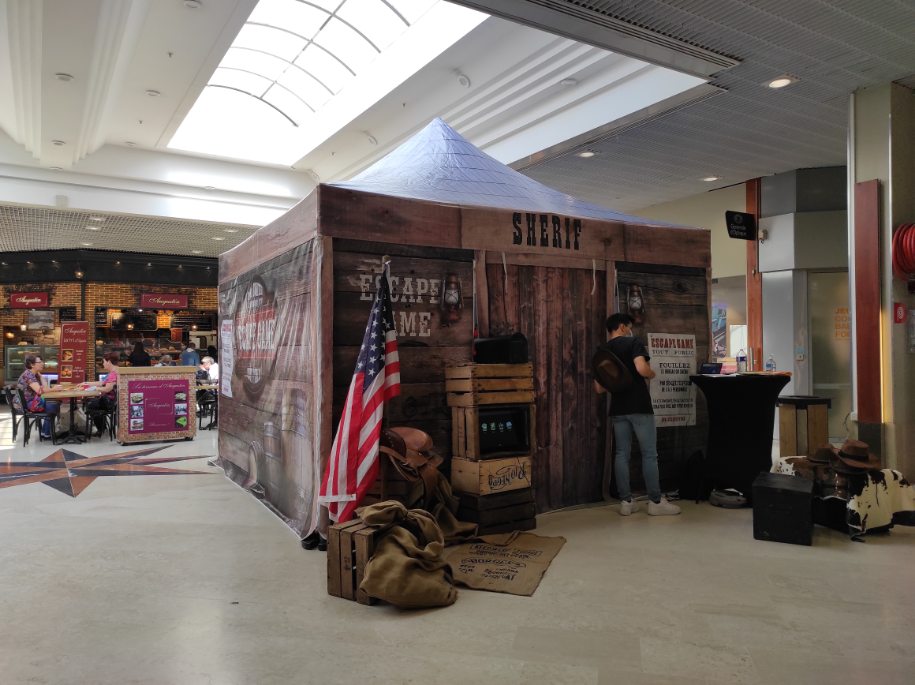 Barnum extérieur - Escape Room Nomade Western