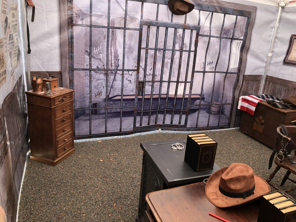 Barnum intérieur - Escape Room Nomade Western