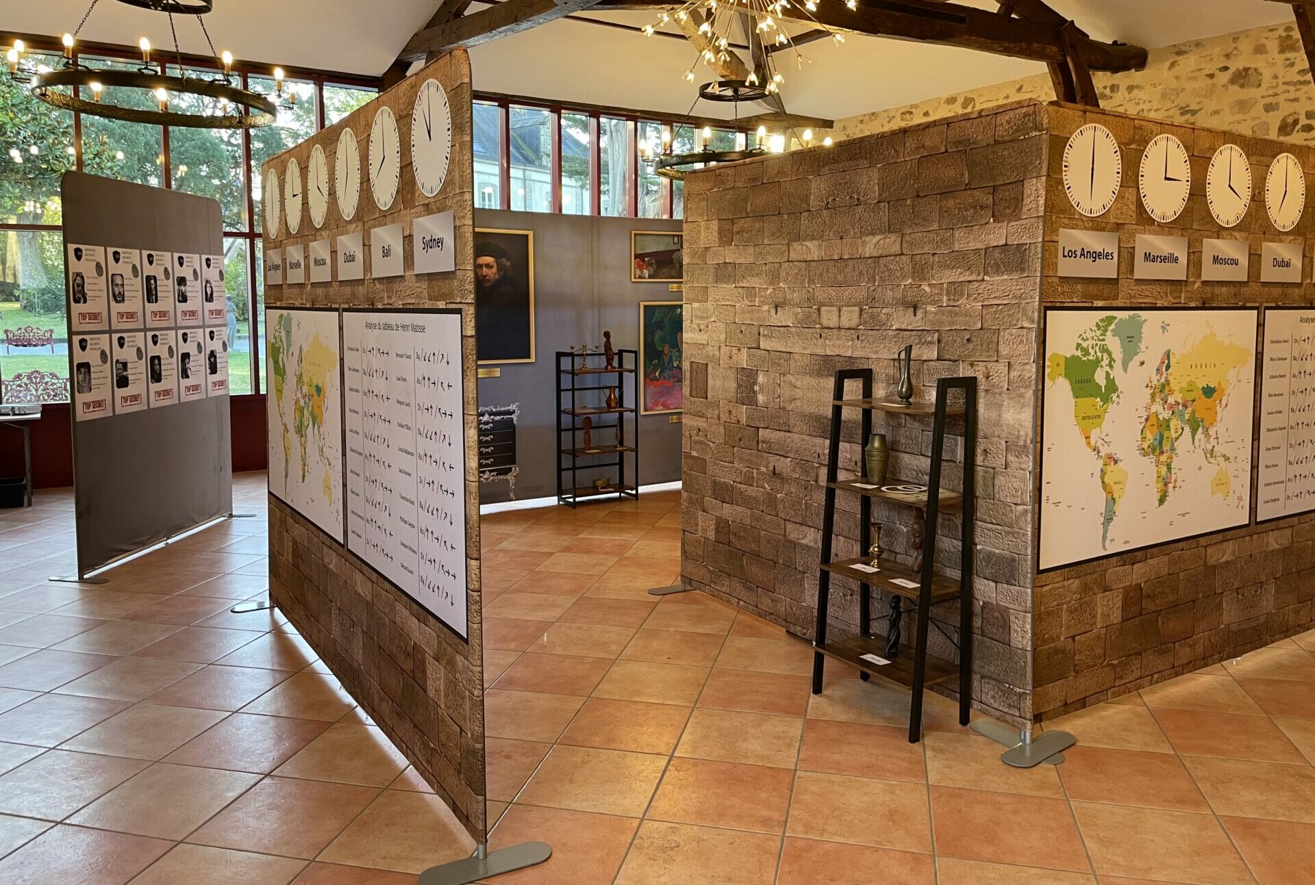 Décors Escape Game Géant