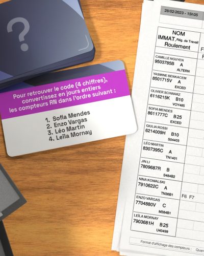 Escape game digital - SNCF