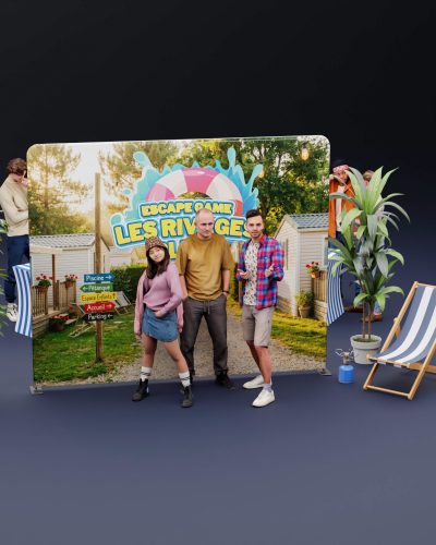 Décor et photomaton les enquêtes express - Les rivages bleus